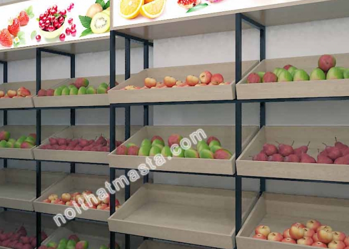 THIẾT KẾ CỬA HÀNG THỰC PHẨM SẠCH - ANH VINH - QUẬN 1
